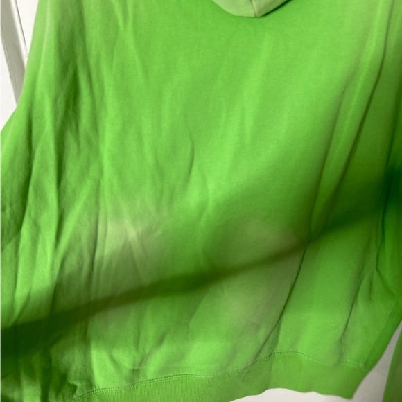 Ralph Lauren Polo Mens Pullover Beach Shop Graphic Hooded Sweatshirt Lime  XL - Picture 5 of 5
